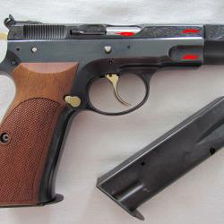 PISTOLET CZ 75 Série Limitée 1986 Gravé 9mm PARABELLUM SUPERBE