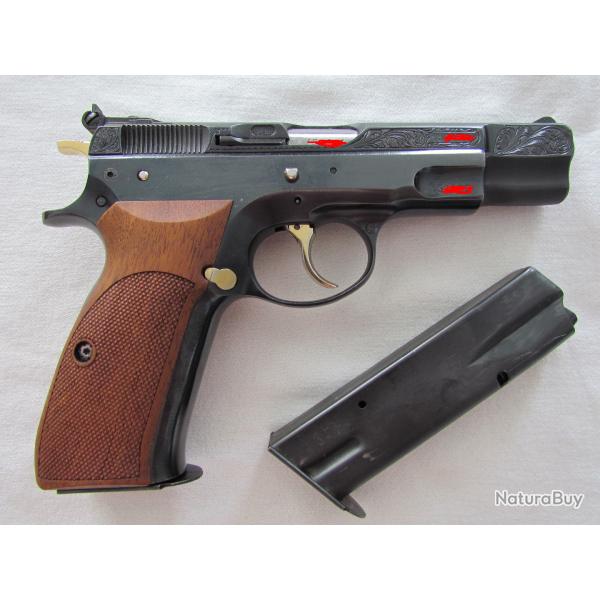 PISTOLET CZ 75 Srie Limite 1986 Grav 9mm PARABELLUM SUPERBE