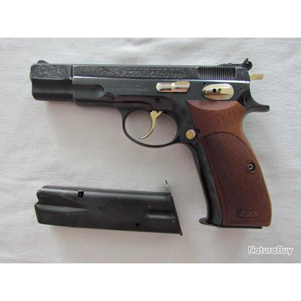 PISTOLET CZ 75 Petite Srie Limite Grave de 1986 9mm PARABELLUM SUPERBE