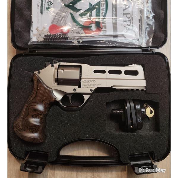 Revolver CHIAPPA modle RHINO 50 DS - Canon 5" - Calibre .357 Magnum - 2 poignes (Occasion excellen