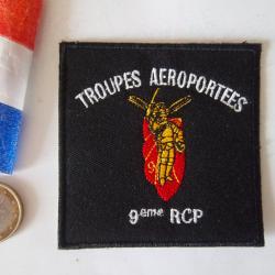 écusson militaire 9e régiment de chasseurs parachutistes dissous en 1999
