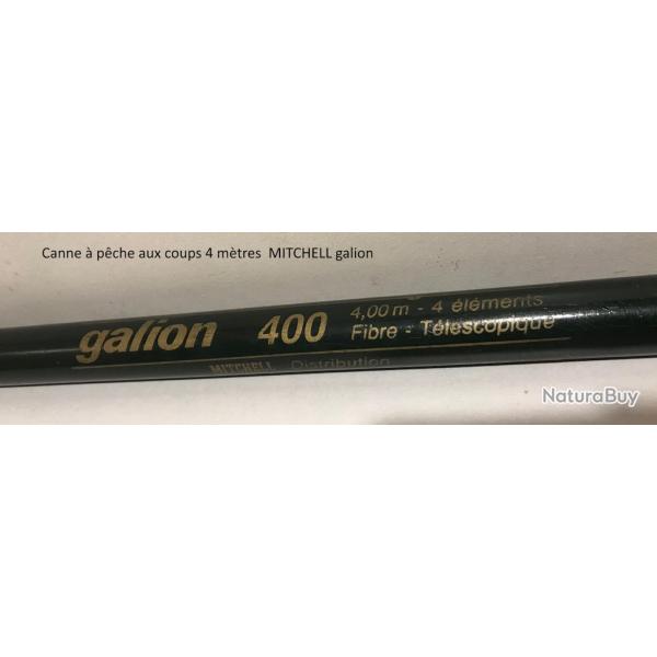 Canne  pche aux coups 4 mtres  MITCHELL galion