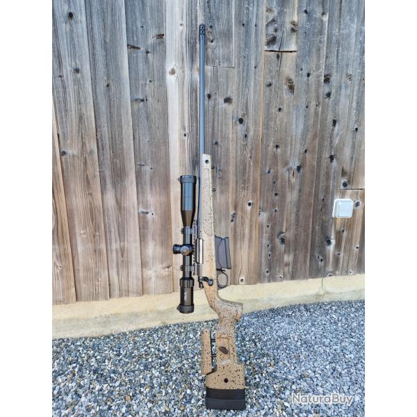 Magnifique Remington 700 RM a crosse Bergara hmr + lunette lment Optics 4-1644 tat irrprochable