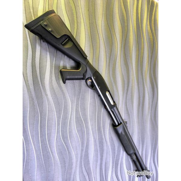 Superbe REMINGTON 870 CAL 12/76 quip TACTICAL sur base de WINGMASTER TAT NEUF