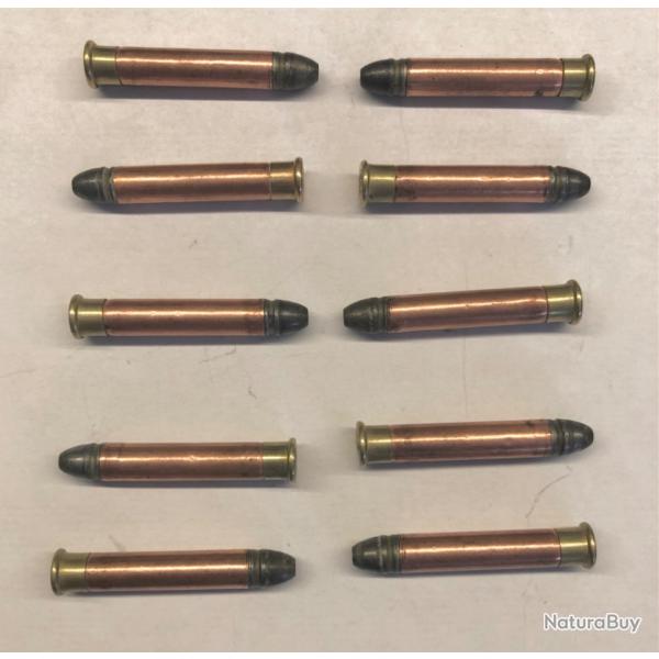 Lot de 10 cartouches 6 mm extra long percussion annulaire