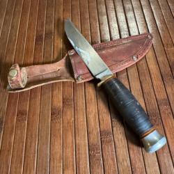 POIGNARD SABATIER  SCOUT - JEUNESSE ANNÉE 40-50 MODÈLE DÉPOSÉ -