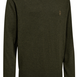 Pull col V Harrington kaki DEERHUNTER