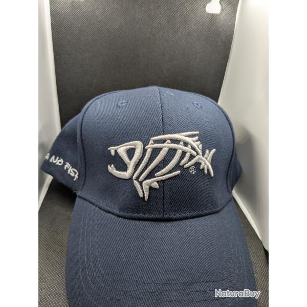 Casquette G LOOMIS brod / bleu fonc .