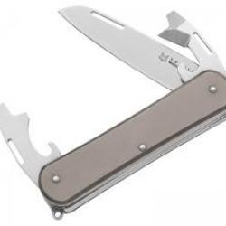 Couteau multifonction Fox VULPIS lame à trou acier M390 Bohler à cran « slip joint »