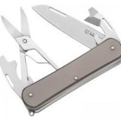 Couteau multifonction Fox VULPIS lame à trou acier M390 Bohler (4pièces)