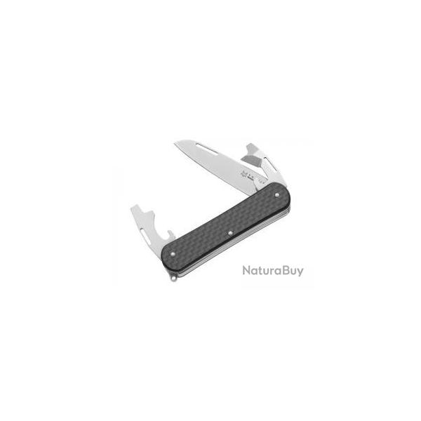 Couteau Fox VULPIS lame  trou acier M390 Bohler  cran slip joint (3pices)