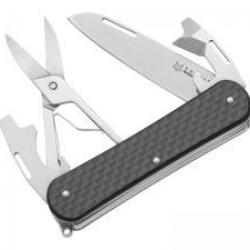 Couteau Fox VULPIS lame à trou acier M390 Bohler à cran slip joint (4piéces)