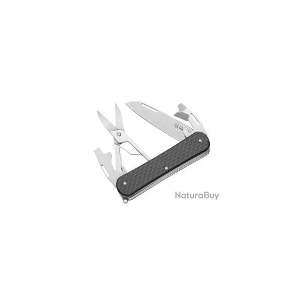 Couteau Fox VULPIS lame  trou acier M390 Bohler  cran slip joint (4pices)