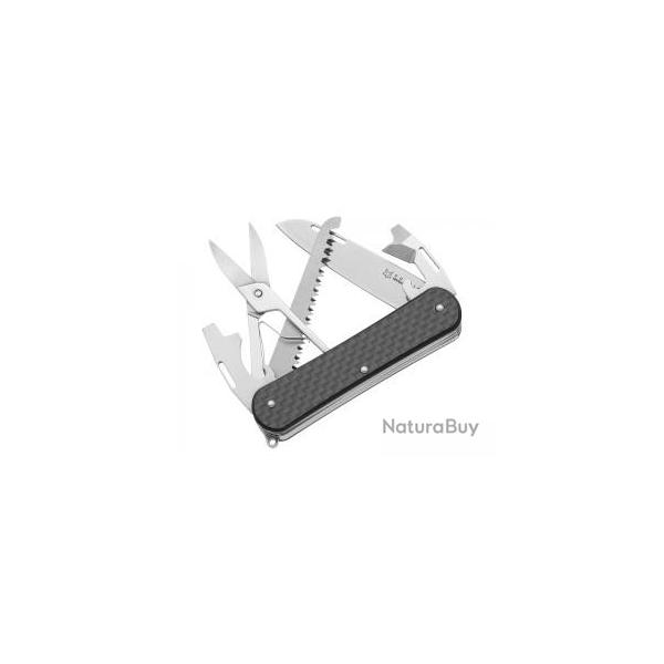 Couteau Fox VULPIS lame  trou acier M390 Bohler  cran slip joint (5pices)