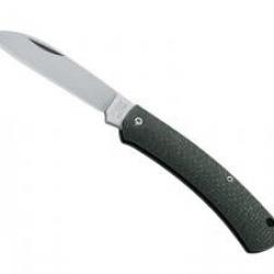 Couteau Fox NAUTA lame acier 420 finition stonewashed à cran slip joint +lacet + manche micarta vert