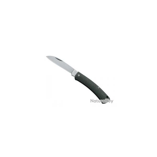 Couteau Fox NAUTA lame acier 420 finition stonewashed  cran slip joint +lacet + manche micarta vert