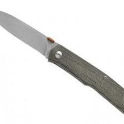 Couteau Fox THE SICILIAN lame acier inox BECUT finition stonewashed à cran intérieur