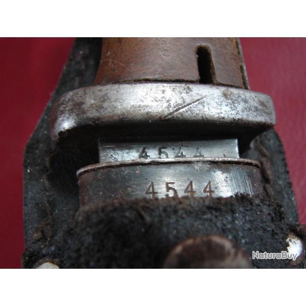 Baionnette 84/98 - S/185 de 1936 - mono numro