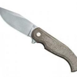 Couteau Fox  EASTWOOD TIGER lame acier D2 finition stonewashed +étui