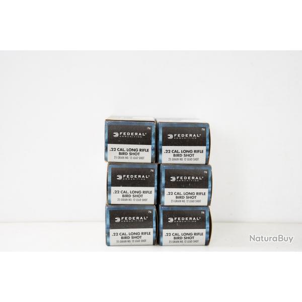 300 Cartouches Federal 22lr a grenailles