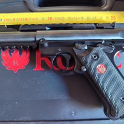 Pistolet Ruger Mark IV TACTICAL 22lr canon fileté, démontage et nettoyage facile