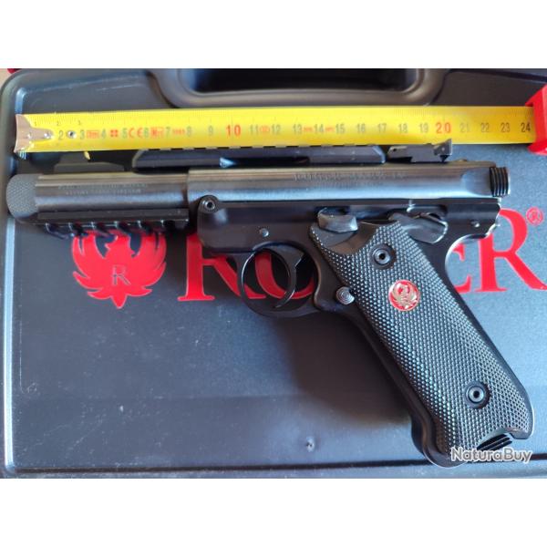 Pistolet Ruger Mark IV TACTICAL 22lr canon filet, dmontage et nettoyage facile