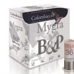 CARTOUCHES B&P MYGRA COLOMBACCIO CAL12 PB N°5,5 36G BJ