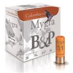 CARTOUCHES B&P MYGRA COLOMBACCIO CAL20 PB N°5,5 31G BJ