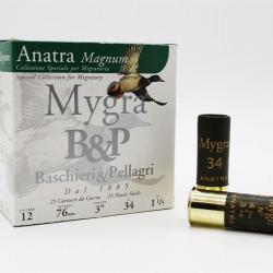 CARTOUCHES B&P MYGRA ANATRA CAL12 PB N°3+4 34G BJ