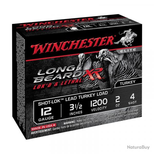 CARTOUCHES WINCHESTER LONG BEARD CAL12 PB N4-6 49G BJ 4