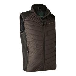 GILET DOUDOUNE MOOR DEERHUNTER AVEC TRICOT BROWN 4XL