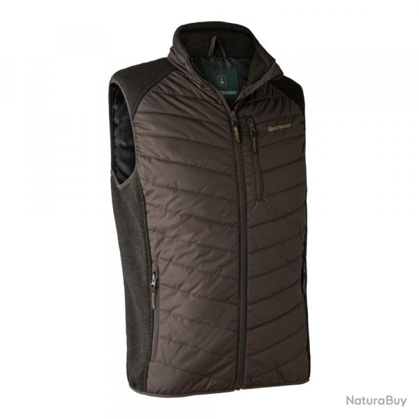 GILET DOUDOUNE MOOR DEERHUNTER AVEC TRICOT BROWN 4XL