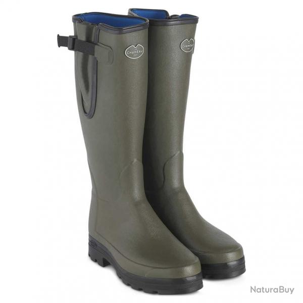 BOTTES VIERZONORD HOMME LE CHAMEAU DOUBLEES NEOPRENE VERT CHAMEAU 42