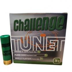 CARTOUCHES TUNET CHALLENGE CAL16 PB N°71/2 OU 9 BJ 28GR 7.5