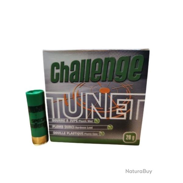 CARTOUCHES TUNET CHALLENGE CAL16 PB N71/2 OU 9 BJ 28GR 7.5