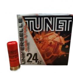 CARTOUCHES TUNET UNIVERSELLE ACIER CAL12 PB N°7 BJ 24GR