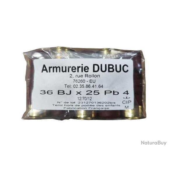 CARTOUCHES JOCKER LA 36 ARMURERIE DUBUC CAL12/70 PB N4/5/6 BJ 36GR 6