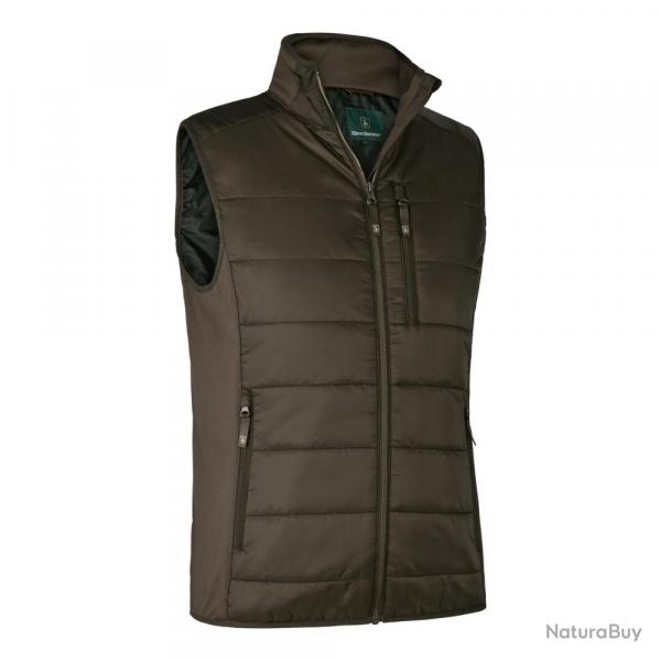GILET DEERHUNTER MATELASSE SANS MANCHE CHAUFFANT WOOD 2XL