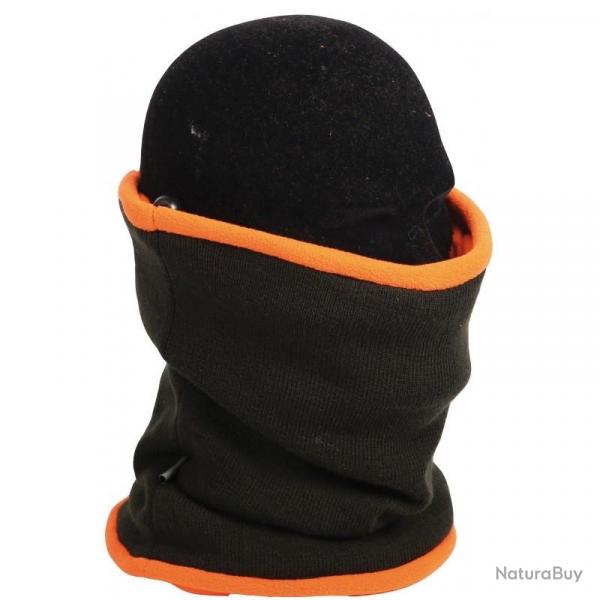 TOUR DE COU SOMLYS REVERSIBLE ORANGE/VERT
