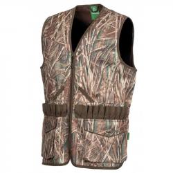 GILET TREELAND CAMOUFLAGE ROSEAUX XL