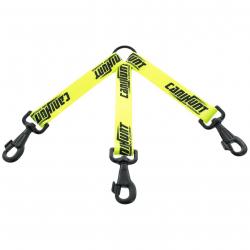 ACCOUPLE TRIPLE CANIHUNT JAUNE 30 CM