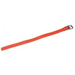 COLLIER ORANGE FLUO BIOTHANE 65 CM