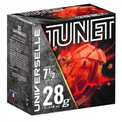 CARTOUCHES UNIVERSELLE TUNET CAL12/70 PBN°7.5 24G OU 28G 28G