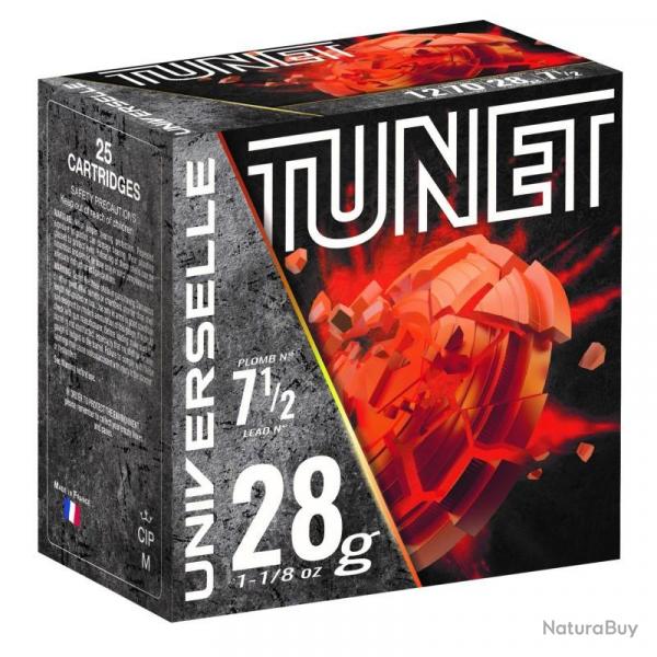 CARTOUCHES UNIVERSELLE TUNET CAL12/70 PBN7.5 24G OU 28G 28G