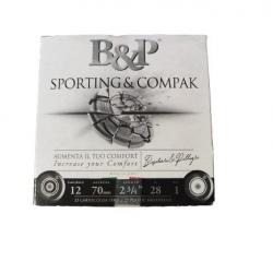 CARTOUCHES B&P COMPAK LONG RANGE CAL12/70 PBN°7.5 28G BJ
