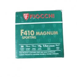 CARTOUCHES FIOCCHI F140 TRAP CAL36/76 PBN°7.5 19G BJ