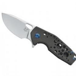 Couteau Fox SURU lame à trou acier M390 Bohler avec flipper et cran intérieur