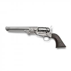Revolver à Poudre Noire Pietta 1851 US MARSHALL LUXE "REB44LBG" Cal.44