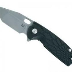 Couteau Fox CORE TANTO lame forme tanto à trou acier N690Co finition « stonewashed »