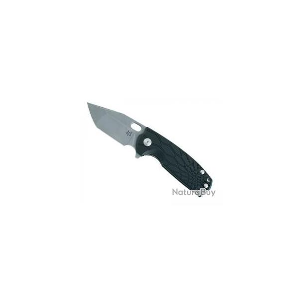 Couteau Fox CORE TANTO lame forme tanto  trou acier N690Co finition  stonewashed 